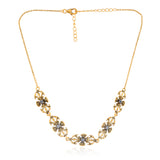 Mahabharat - Vajrika Collar Necklace Set , Women 925 Silver Collar Set