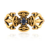 Mahabharat - Vajrika Ring, Women Silver Blue Stone Ring
