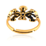 Mahabharat - Vajrika Ring, Women Silver Blue Stone Ring