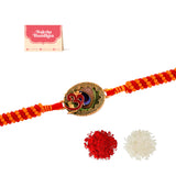 Om Motif Divine Thread Rakhi For Brother | Voylla Rakhi