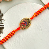 Om Motif Divine Thread Rakhi For Brother | Voylla Rakhi