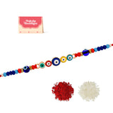 Colourful Evil Eye Charms Thread Rakhi For Brother | Voylla Rakhi
