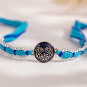 Royal Bloom Designer Thread Rakhi for Brother