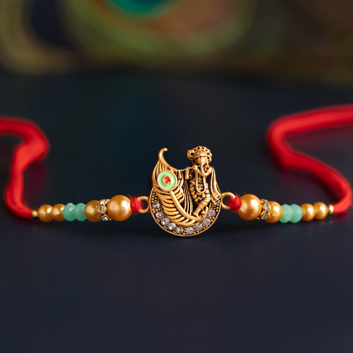 Blessings Of Krishna Mor Pankh For Brother