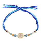 Pearl Bloom Silver Blessings Rakhi Box