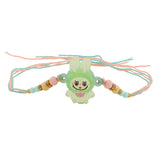 Labubu Green Pack Of 1 Kids Rakhi for Brother