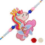 Pink Unicorn Pack Of 1 Kids Rakhi
