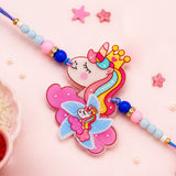 Pink Unicorn Pack Of 1 Kids Rakhi