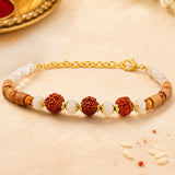 Rudraksh Rakhis Pack Of 1 Rakhi for Brother