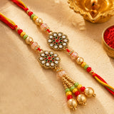 Ethnic Rakhis Pack Of 2 Bhaiya Bhabhi Rakhi