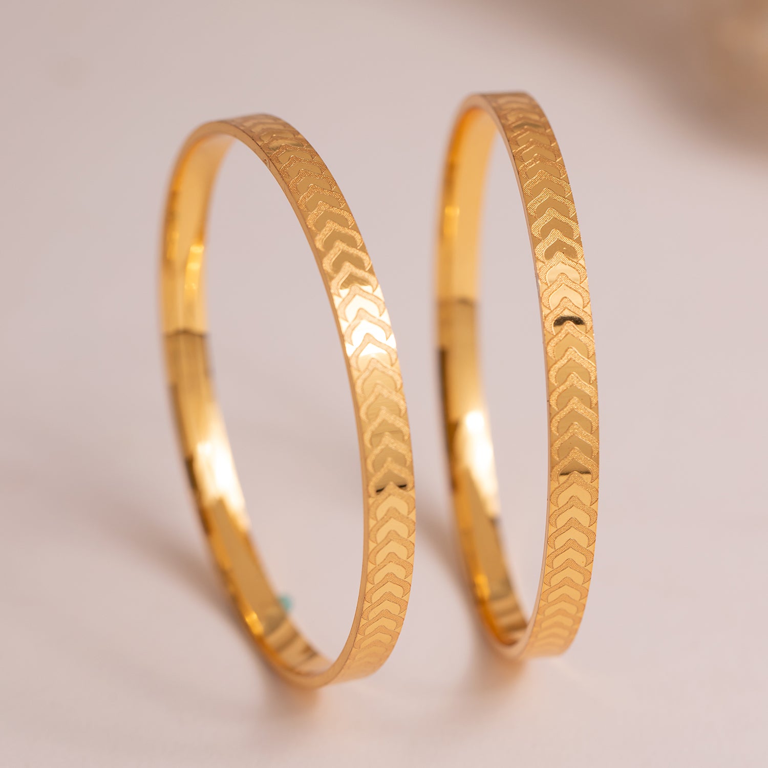 Gold Plated Bangles Voylla Fashion Jewellery Bangles Buy Voylla