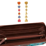 Shades Of Love Long Earrings With Paradise Long Wallet Combo