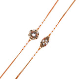 Gemstones Beaded Rakhi with Special Siblings Mug | Voylla