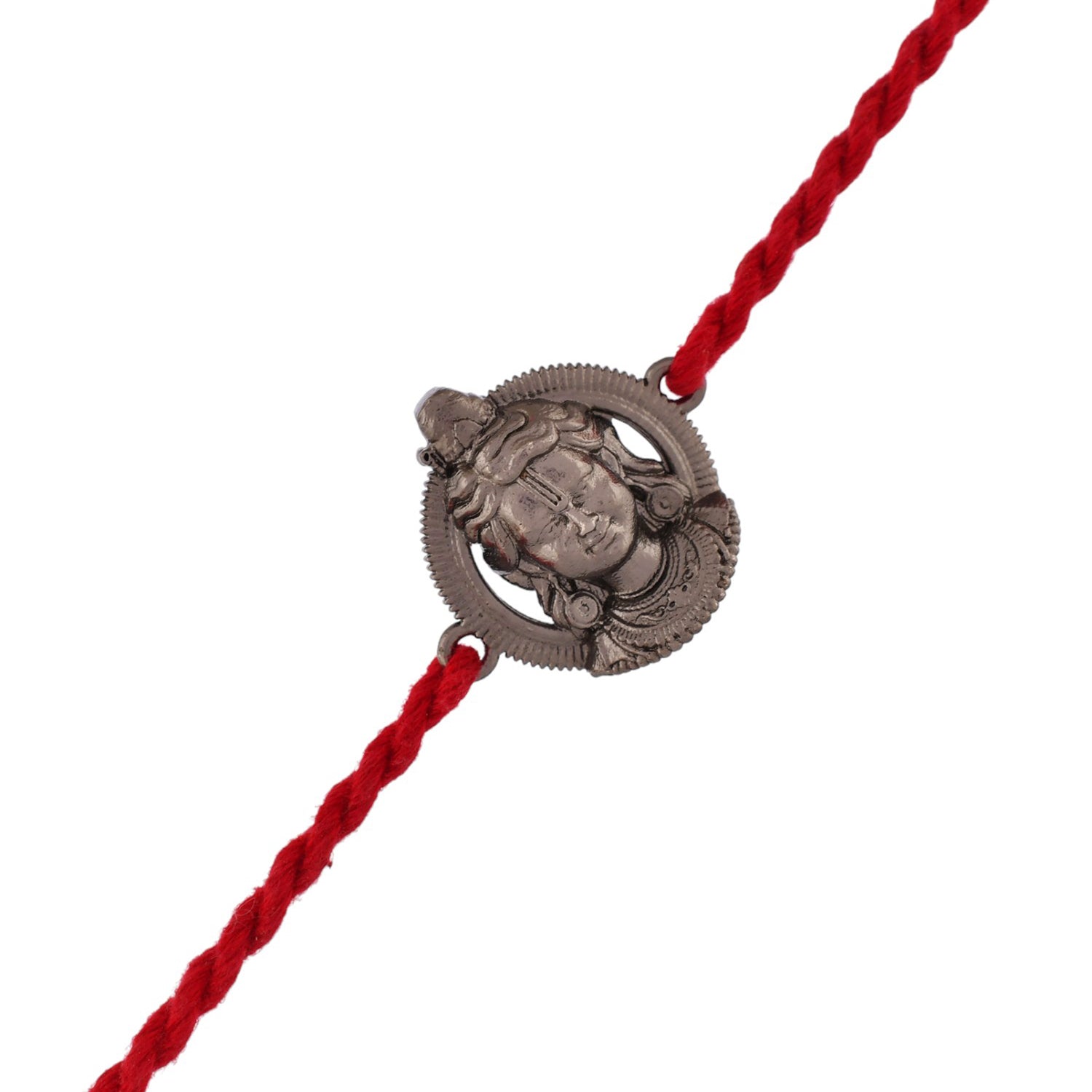 Ram Lalla Black Rhodium Rakhi With Jade Plant For Brother – VOYLLA