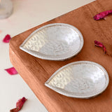 Voylla 92.5 Sterling Silver Diya Set of 2
