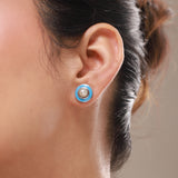 Trendy Pearl Pop Duo Earrings Set