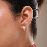 Trendy Golden Everyday Essentials Earrings Combo Set