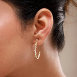 Trendy Dual Spark Geometric Hoop Earrings Combo
