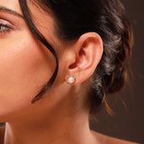 Pearl Essentials Aurelle Pearl CZ Stud Earrings