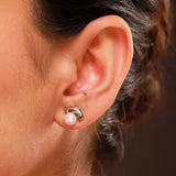 Pearl Essentials Elara Dolphin Pearl Stud Earrings