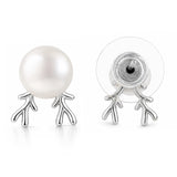 Pearl Essentials Elara Pearl Bird Stud Earrings