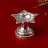 Voylla Traditional 92.5 Sterling Silver Pooja Diya