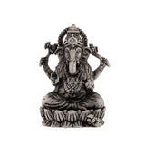 Voylla 92.5 Oxidised Silver Festive Ganesha Idol