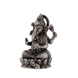 Voylla 92.5 Oxidised Silver Festive Ganesha Idol