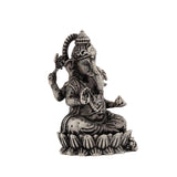 Voylla 92.5 Oxidised Silver Festive Ganesha Idol
