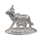 Voylla 92.5 Sterling Silver Kamdhenu Sacred Cow Idol