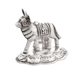 Voylla 92.5 Sterling Silver Kamdhenu Sacred Cow Idol