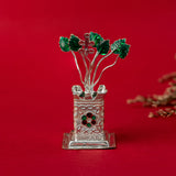 Voylla 92.5 Sterling Silver Tulsi Plant