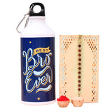 Best Bro Ever Rakhi Gift Set with Printed Water Bottle