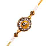 Designer Rakhi Gift Set with Printed Coffee Mug