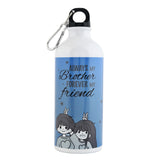 Designer Rakhi Gift Set with Printed Water Bottle
