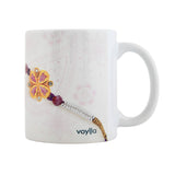Traditional Rakhi Gift Set with Happy Raksha Bandhan Mug