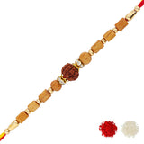 Beaded Rudraksha Thread Rakhi For Brother|Voylla Rakhi