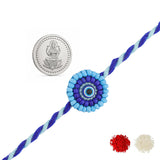 Nazar Suraksha Silver Blessings Rakhi Box