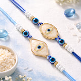Evil Eye Thread Rakhi Combo