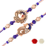 Mor Pankh Set of 2 Rakhi