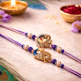 Mor Pankh Set of 2 Rakhi