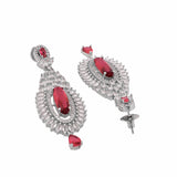 Sparkling Elegance Opulent Oval and Round Cut CZ Jewellery Set