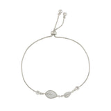 Sparkling Elegance Teardrop Sparkle CZ Adjustable Bracelet