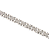 Signature Matrix Silver Link Mens Bracelet