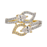 Gold Elegance Vines Statement Ring