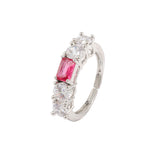 Sparkling Elegance Elara CZ Statement Ring