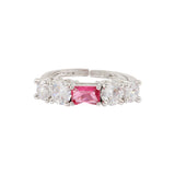 Sparkling Elegance Elara CZ Statement Ring