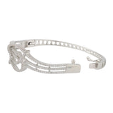 Sparkling Elegance Luminara Knot American Diamond Bracelet