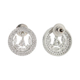 Sparkling Elegance Crystal Halo Pendant Set