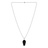 Signature Shadow Crest Silver Pendant Necklace For Men